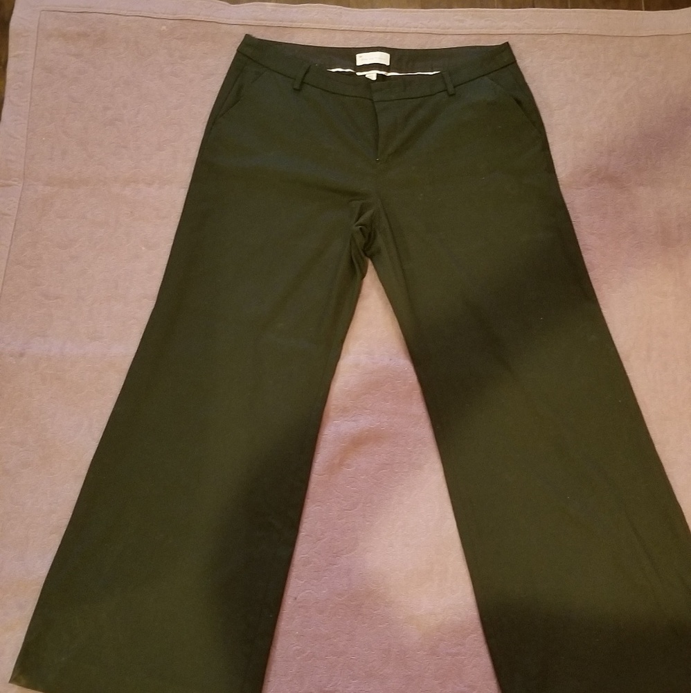 Women's Gap wide leg pants (black)